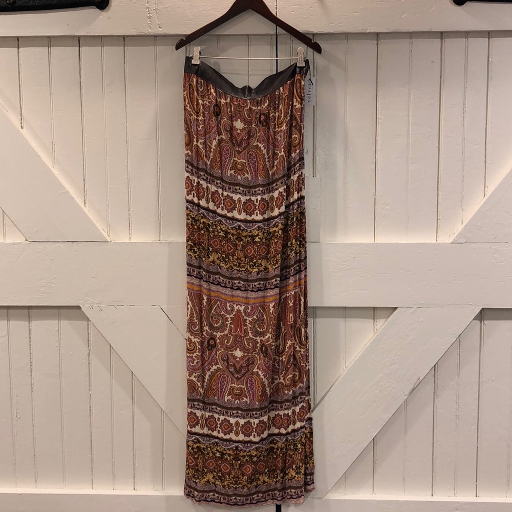 Paisley maxi dress
